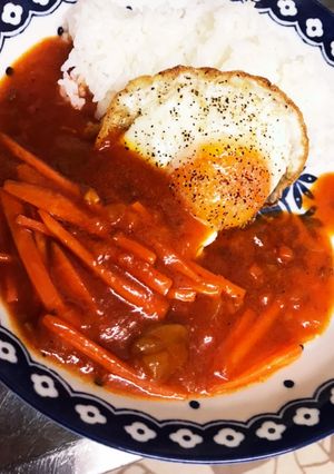太陽のナポリタンごはん-レシピのメイン写真