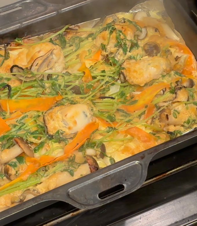 ラクックで！カキの味噌焼き by ひねもすのmosu 【クックパッド】 簡単