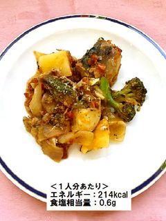サバ缶とじゃがいものトマト煮込み-レシピのメイン写真