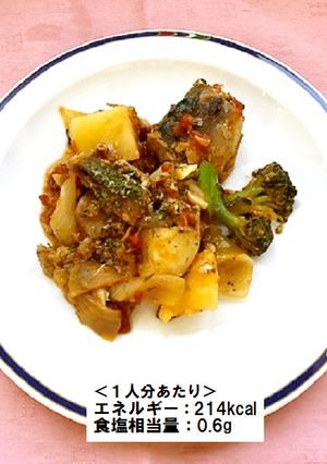 サバ缶とじゃがいものトマト煮込み-レシピのメイン写真