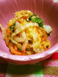 レンジで時短!白菜のゴマ和え-レシピのメイン写真