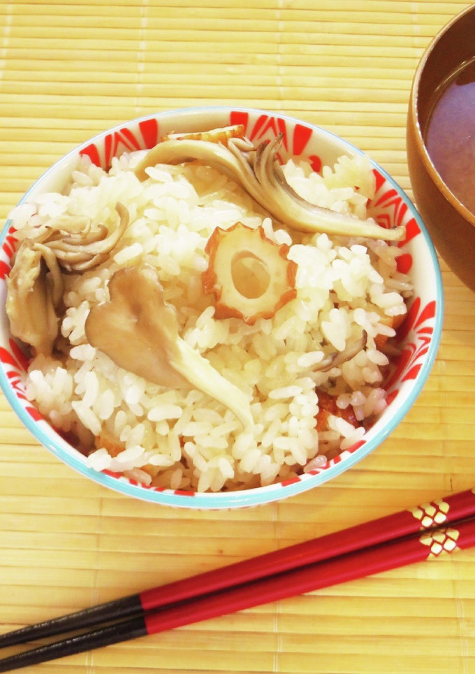 ☺白だしで簡単♪舞茸とちくわのおこわ☺-レシピのメイン写真