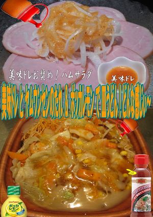 美味ドレとヤムウンセン&レモンで皿うどん-レシピのメイン写真