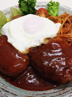 煮込みハンバーグ-レシピのメイン写真