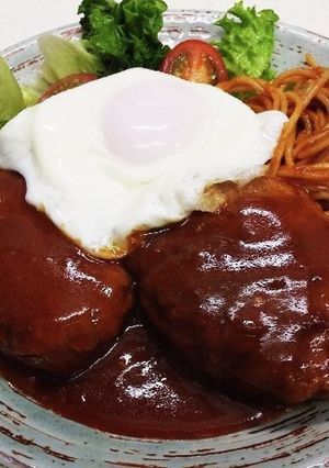 煮込みハンバーグ-レシピのメイン写真