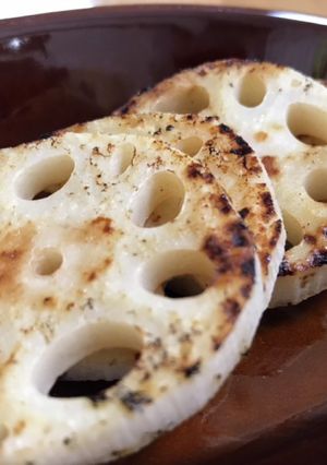 塩分ゼロなのに美味！れんこん焼き-レシピのメイン写真