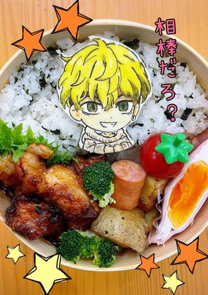 キャラ弁オブアート 松野千冬　東リベ-レシピのメイン写真
