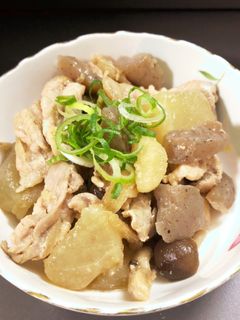 ヘルシー☆大根豚こま炒め煮☆大根消費-レシピのメイン写真