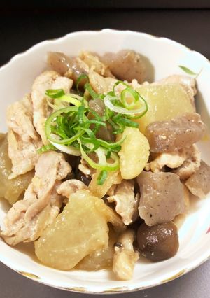 ヘルシー☆大根豚こま炒め煮☆大根消費-レシピのメイン写真