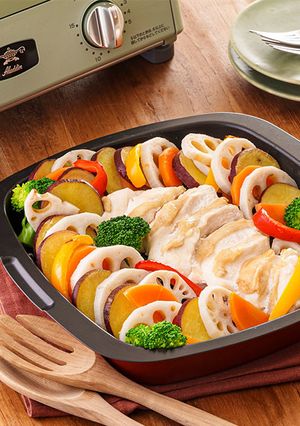 鶏むねと温野菜のサラダ-アラジン公式-レシピのメイン写真