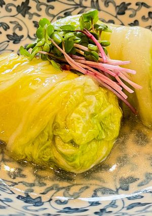 64℃ ふわふわ鶏ひき肉のロール白菜-レシピのメイン写真