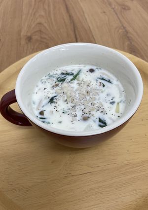 カップスープ♡もち麦のミルクスープ-レシピのメイン写真