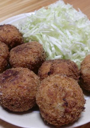 残りカレーで☆簡単☆ライスコロッケ！！-レシピのメイン写真