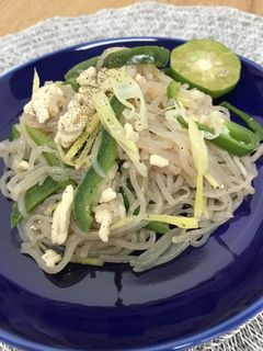 こんにゃくで☆塩チャプチェ-レシピのメイン写真
