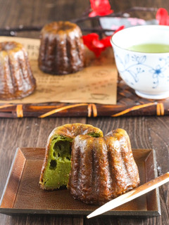 新食感♡カリッとろっ♪抹茶の半熟カヌレ-レシピのメイン写真