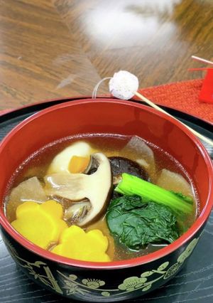 お雑煮〜江戸菜添え〜-レシピのメイン写真