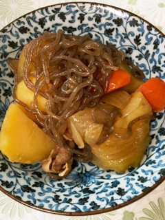 豚バラ肉で肉じゃが-レシピのメイン写真