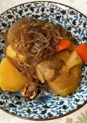 豚バラ肉で肉じゃが-レシピのメイン写真