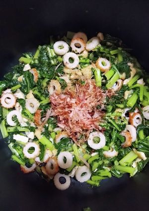 大根の葉とちくわの炒め煮-レシピのメイン写真