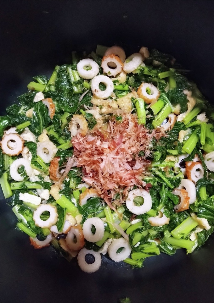 大根の葉とちくわの炒め煮-レシピのメイン写真