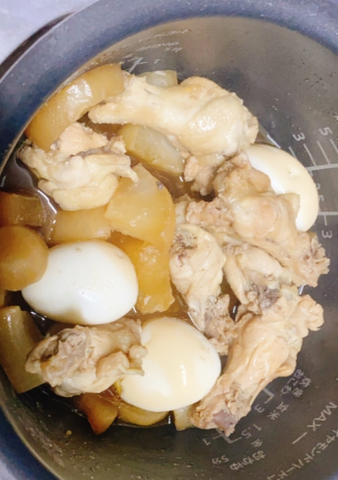 炊飯器で作る鶏肉と大根のとろとろ煮物-レシピのメイン写真