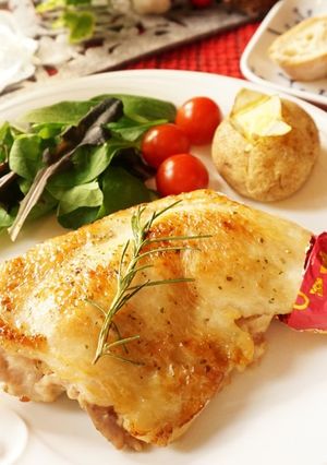 フライパンでお手軽ローストチキン-レシピのメイン写真