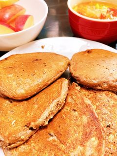 オートミールとプロテインのパンケーキ-レシピのメイン写真