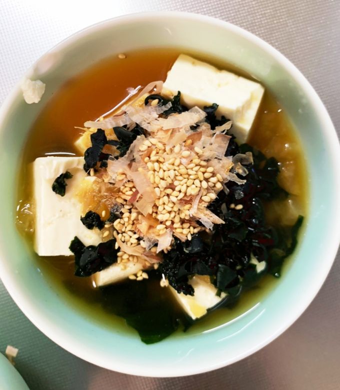 風邪撃退擦り下ろさないみぞれ生姜湯豆腐 by beroneete 【クックパッド