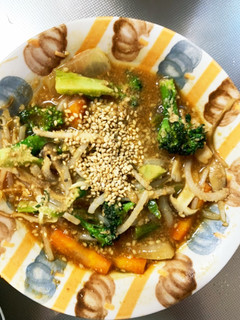 もやしブロッコリーオイ味噌味野菜炒め-レシピのメイン写真