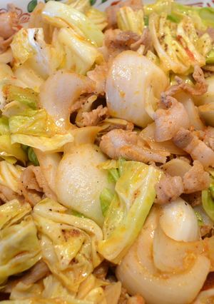 豚バラとキャベツのケチャップ炒め-レシピのメイン写真
