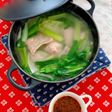 鶏もも肉で韓国風水炊き