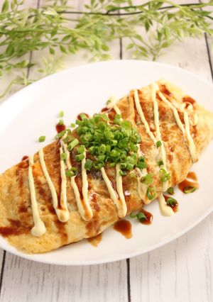 簡単！とんぺい焼き　餃子リメイク-レシピのメイン写真