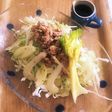 キャベツとセロリ、ツナのシンプルサラダ