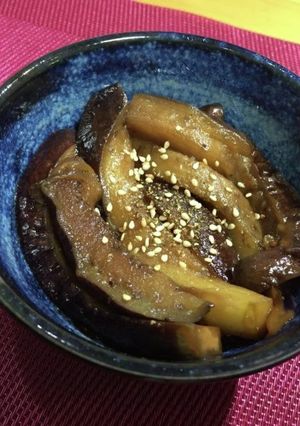 ナスが鰻に 子どもの箸が止まらない-レシピのメイン写真