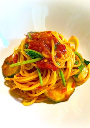 隠し味はコチュジャンのトマトソースパスタ-レシピのメイン写真