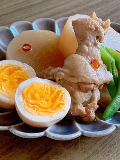 圧力鍋で作る手羽元と大根の甘酢煮-レシピのメイン写真