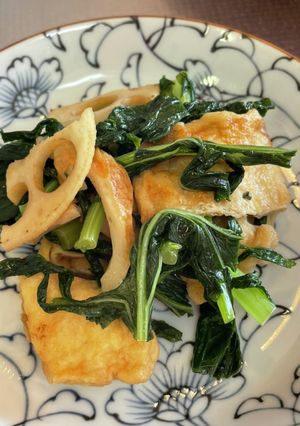緑鮮やか簡単旬の#大根菜の炒め物-レシピのメイン写真