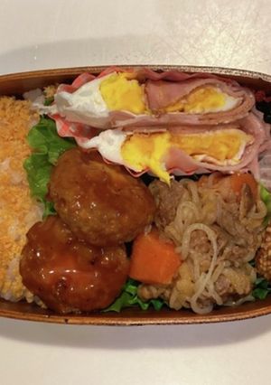 しゃけめんた弁当-レシピのメイン写真