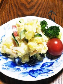 皮剥きもスルッと 炊飯器で ポテトサラダ-レシピのメイン写真