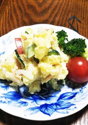 皮剥きもスルッと 炊飯器で ポテトサラダ-レシピのメイン写真