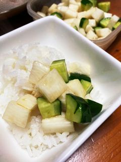 山芋ときゅうりの麺つゆのゆず胡椒和え-レシピのメイン写真