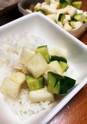 山芋ときゅうりの麺つゆのゆず胡椒和え-レシピのメイン写真