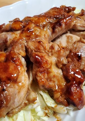 簡単♪照り照り♪鶏モモ肉ソテー(^^♪-レシピのメイン写真