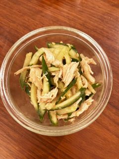 ゆで鶏きゅうり-レシピのメイン写真
