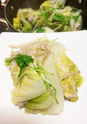 豚肉と白菜の重ね蒸し-レシピのメイン写真
