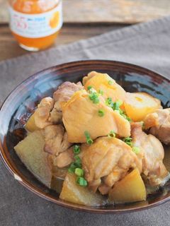 大根と鶏肉のマーマレード煮込み-レシピのメイン写真