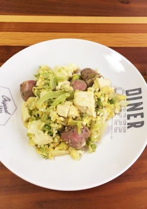 簡単　キャベツと豆腐の卵炒め-レシピのメイン写真