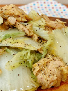 腸活♡白菜とツナのマヨ炒め-レシピのメイン写真