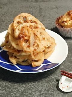 蓮根の土佐炒め:弁当野菜おかずストック-レシピのメイン写真
