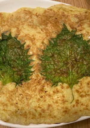 山芋焼き！お好み焼きの余った素材で♪-レシピのメイン写真
